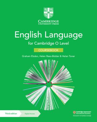 Cover for Graham Elsdon · Cambridge O Level English Language Coursebook with Digital Access (2 Years) (Buch) [3 Revised edition] (2022)