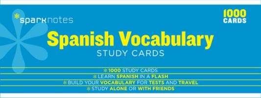 Cover for SparkNotes · Spanish Vocabulary SparkNotes Study Cards - SparkNotes Study Cards (Flashcards) (2014)
