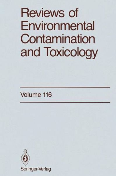 Cover for George W. Ware · Reviews of Environmental Contamination and Toxicology: Continuation of Residue Reviews - Reviews of Environmental Contamination and Toxicology (Paperback Book) [Softcover reprint of the original 1st ed. 1990 edition] (2011)