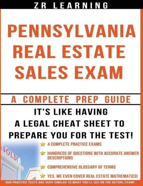 Cover for Zr Learning Llc · Pennsylvania Real Estate Sales Exam (Taschenbuch) (2014)