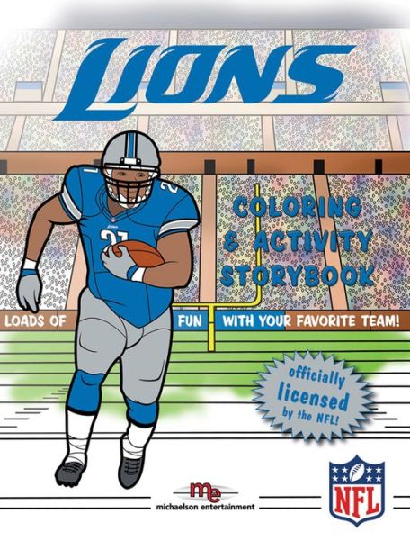 Detroit Lions Coloring & Activity Storybook - Brad M Epstein - Książki - Michaelson Entertainment - 9781607305101 - 15 czerwca 2015