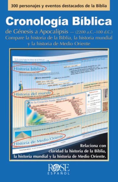 Cronología de la Biblia, Folleto (Bible Time Line,) - Rose Publishing - Other - Tyndale House Publishers - 9781628629101 - August 1, 2020