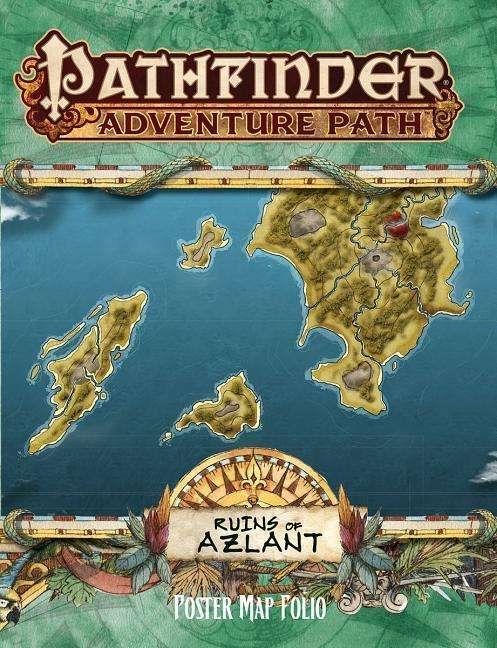 Pathfinder Campaign Setting: Ruins of Azlant Poster Map Folio - Paizo Staff - Brætspil - Paizo Publishing, LLC - 9781640780101 - 20. februar 2018