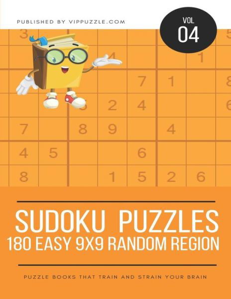 Cover for Vip Puzzle · Sudoku Puzzles - 180 Easy 9x9 Random Regions (Paperback Bog) (2018)