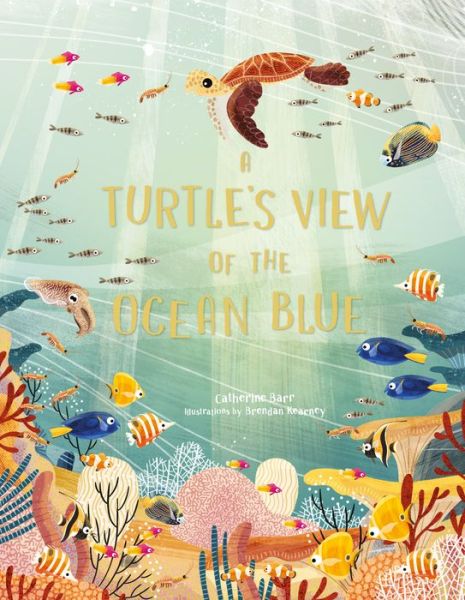 Cover for Catherine Barr · A Turtle's View of the Ocean Blue (Hardcover Book) (2021)