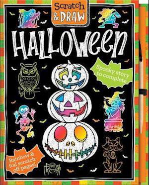 Scratch and Draw Halloween - Scratch and Draw - Arthur Over - Książki - Gemini Books Group Ltd - 9781801051101 - 1 sierpnia 2021