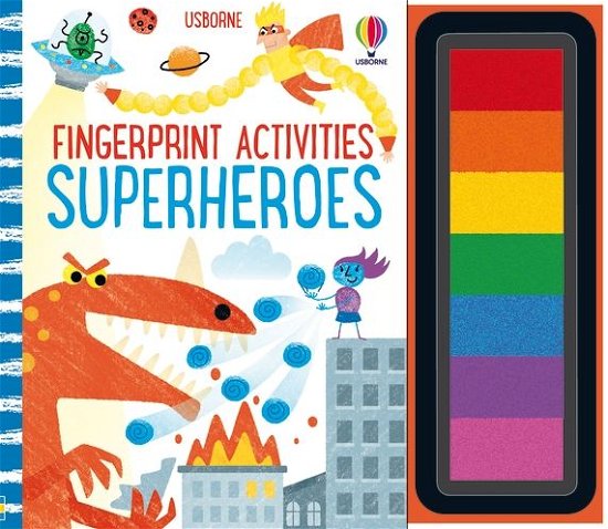 Fingerprint Activities Superheroes - Fingerprint Activities - Fiona Watt - Kirjat - Usborne Publishing Ltd - 9781803705101 - torstai 27. huhtikuuta 2023