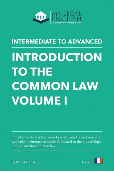 Cover for Patrick Griffin · Introduction to the Common Law, Vol 1 (Paperback Book) (2020)