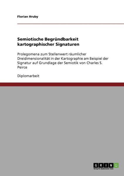 Cover for Hruby · Semiotische Begründbarkeit kartog (Book) [German edition] (2013)