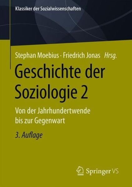 Cover for Jonas · Geschichte der Soziologie 2 (Book) (2021)