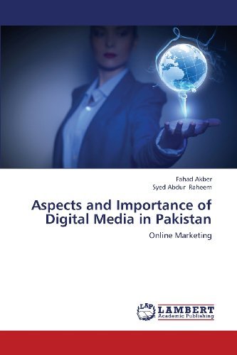 Cover for Syed Abdur Raheem · Aspects and Importance of Digital Media in Pakistan: Online Marketing (Paperback Bog) (2013)