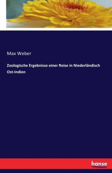 Cover for Weber · Zoologische Ergebnisse einer Reis (Book) (2016)