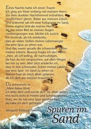 Spuren Im Sand - Margaret Fishback Powers - Books -  - 9783765586101 - 