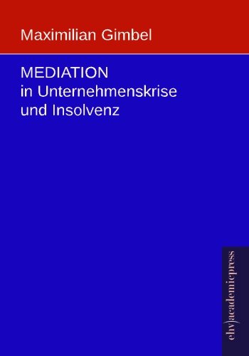 Cover for Gimbel · Mediation in Unternehmenskrise u (Buch) [German edition] (2014)