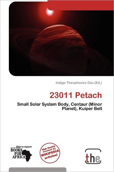 Cover for Indigo Theophanes Dax · 23011 Petach (Book) (2011)