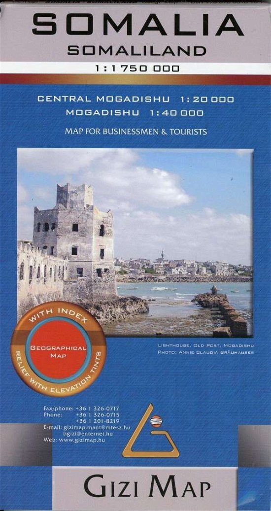 Cover for Gizi Map · Gizi Map. Somalia,geograph.map (Map) (2013)