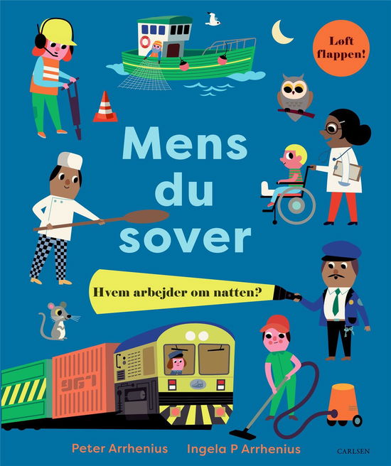 Cover for . · Mens du sover (Cardboard Book) [1st edition] (2022)