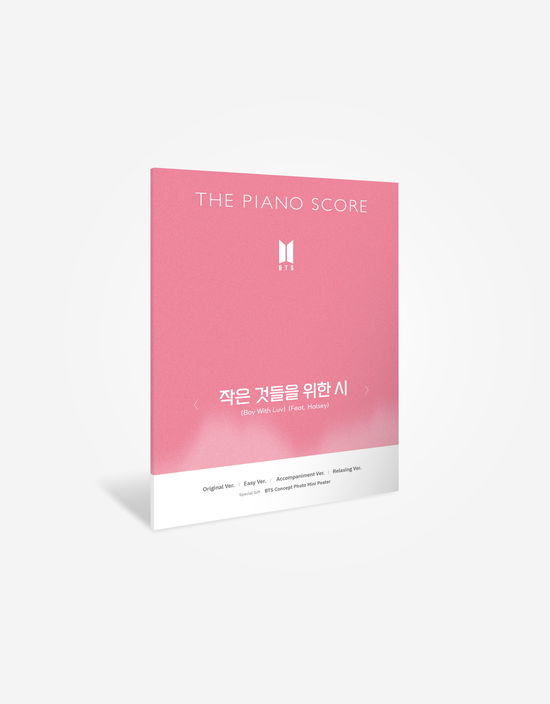 Cover for BTS · The Piano Score : Boy With Luv feat. Halsey (Bok) (2025)