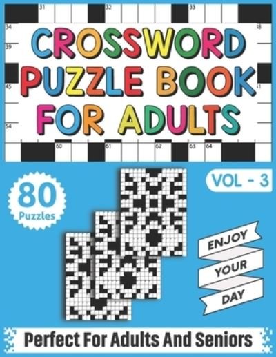 Cover for Delmar Luttrell Publishing · Crossword Puzzle Book For Adults (Taschenbuch) (2020)