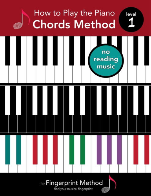 Cover for Fingerprint Music · How to Play the Piano: Chords Method, Level 1 - The Fingerprint Method (Paperback Book) (2022)