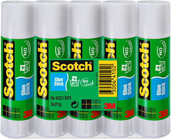 Cover for 3m · Colla Stick Scotch Bianca Permanente (Pack 5 Stick Da 21g) (MERCH)