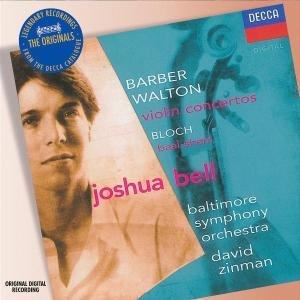 Cover for Bell Joshua · Barber / Walton: Violin Concer (CD) [Remastered edition] (2008)