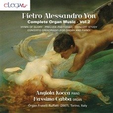 Cover for Rocca, Angiola / Gabba, Massimo · Yon: Complete Organ Music Vol. 2 (CD) (2019)