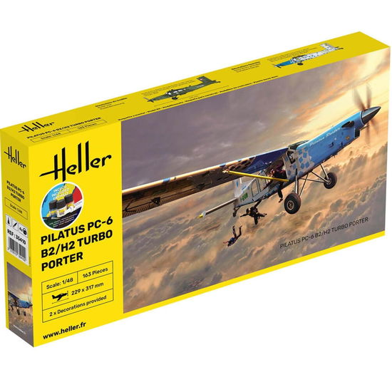 Cover for Heller · Heller - 1/48 Starter Kit Pilatus Pc-6 B2/h2 Turbo Porter (Toys)