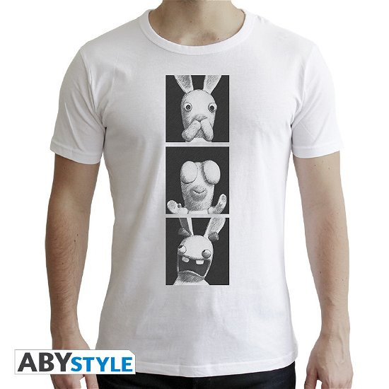 Cover for Abystyle · Lapins Cretins - Tshirt - 3 Wise Rabbids - Man Ss (MERCH) (2019)