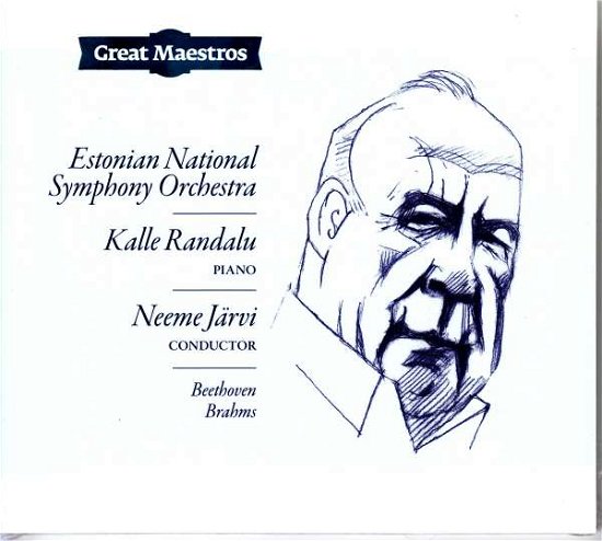 Beethoven & Brahms: Piano Concertos - Beethoven / Brahms / Jarvi - Muziek - ERP - 4742229005102 - 30 september 2016
