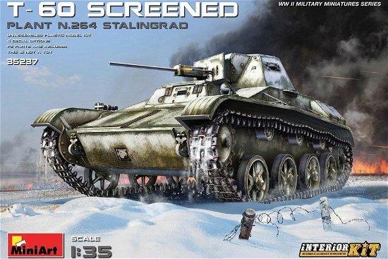 Cover for Miniart · 1/35 T-60 Screened Interior Kit (Toys)