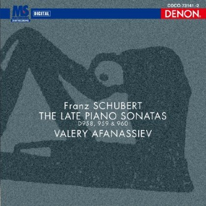 Cover for Valery Afanassiev · Schubert: Piano Sonata Nos. 19 20 21 (CD) [Japan Import edition] (2010)