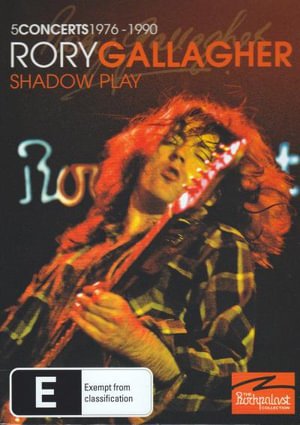 Cover for Rory Gallagher · Shadow Play: 5 Concerts 1976-1990 (DVD) (2009)