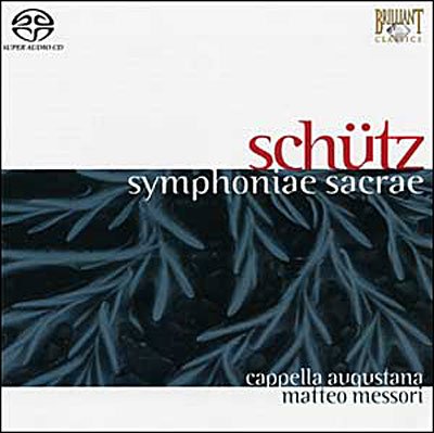 Cover for Schutz · Schutz-symphoniae Sacrae (CD)