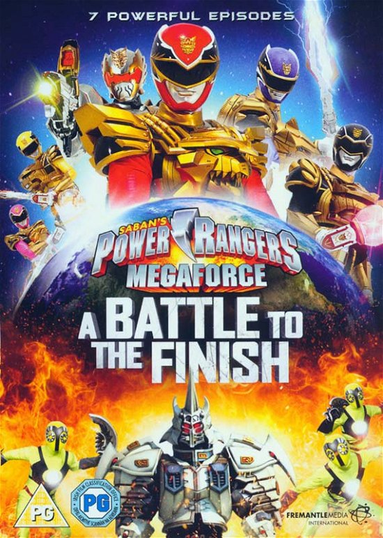 Cover for Power Rangers: Megaforce - A Battle to the Finish · Power Rangers - Megaforce - Volume 3 - A Battle To The Finish (DVD) (2015)