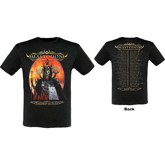 Cover for Mastodon · Mastodon Unisex T-Shirt: Emperor of Sand 2017 Tour (Back Print) (Ex-Tour) (T-shirt) [size S] [Black - Unisex edition]