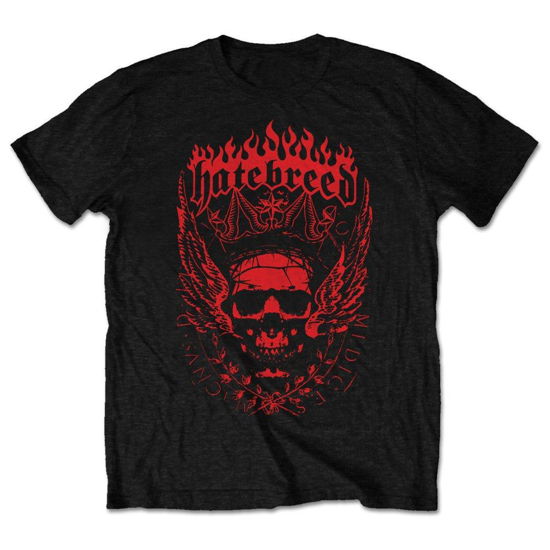 Hatebreed Unisex T-Shirt: Crown (Retail Pack) - Hatebreed - Koopwaar - Bandmerch - 5056170629102 - 