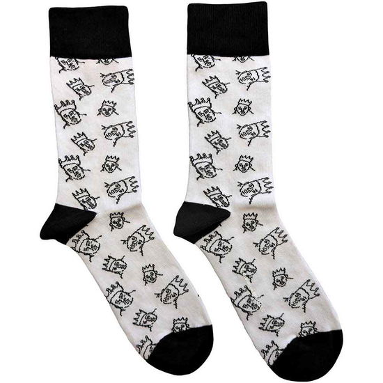 Cover for Biggie Smalls · Biggie Smalls Unisex Ankle Socks: Hand-Drawn (UK Size 7 - 11) (CLOTHES) [size M]