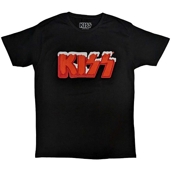 KISS Unisex T-Shirt: Holiday Logo - Kiss - Merchandise -  - 5056737213102 - 