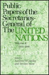 Cover for Dag Hammarskjold · Public Papers of the Secretaries-General of the United Nations: Dag Hammarskjold, 1953-1956 (Hardcover bog) (1978)