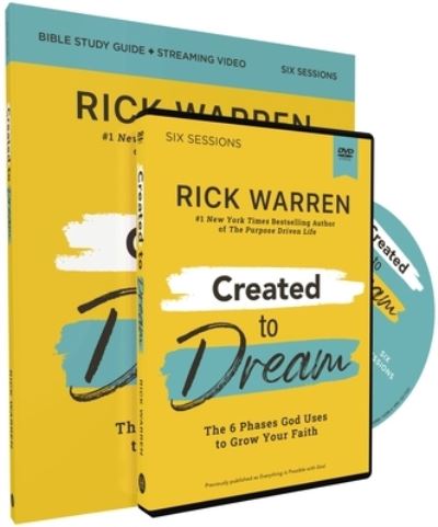 Cover for Rick Warren · Created to Dream Study Guide with DVD: The 6 Phases God Uses to Grow Your Faith (Paperback Book) (2023)