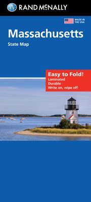 Cover for Rand Mcnally · Rand McNally Easy to Fold: Massachusetts State Laminated Map (Pocketbok) (2021)