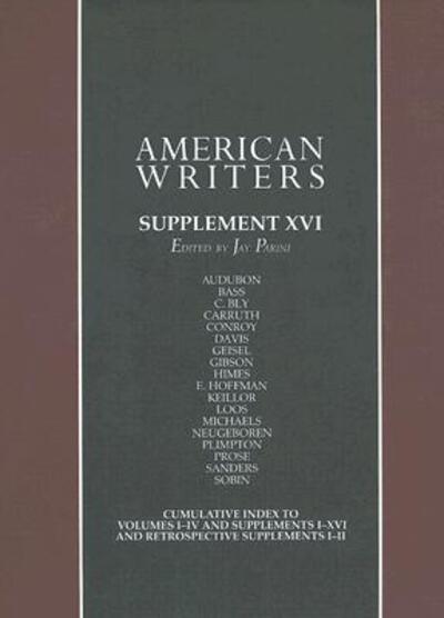 Cover for Jay Parini · American Writers: Supplement (American Writers Supplements) (Hardcover Book) (2006)