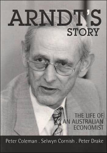 Cover for Peter Coleman · Arndt's Story (Paperback Book) (2007)