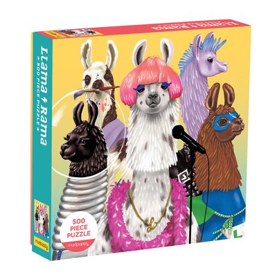 Cover for Syama Golden · Llama Rama 500 Piece Family Puzzle (SPIL) (2019)