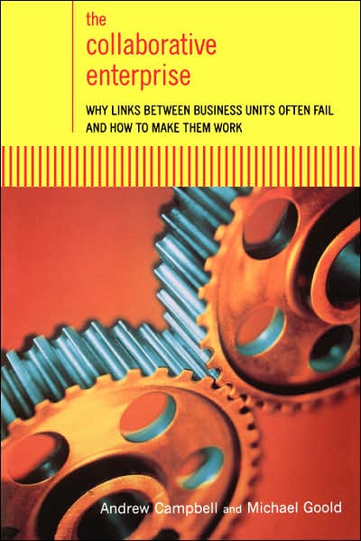 Cover for Michael Goold · The Collaborative Enterprise (Paperback Book) (2000)