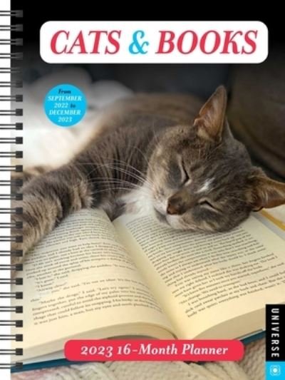 Cats & Books 2023 16-Month Planner - Universe Publishing - Books - Universe Publishing - 9780789342102 - September 6, 2022