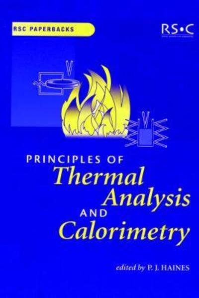 Cover for Peter Haines · Principles of Thermal Analysis and Calorimetry - RSC Paperbacks (Paperback Book) (2002)