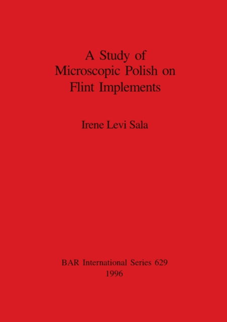 Cover for Irene Levi Sala · A study of microscopic polish on flint implements (N/A) (1996)