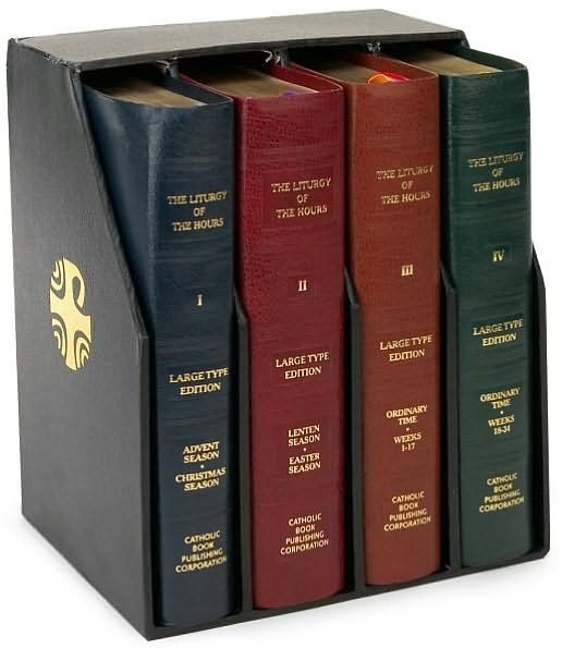 Cover for Catholic Book Publishing Co · Liturgy of the Hours (Set of 4) Large Print (Bogpakke) (2005)